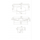 Νιπτήρας Επίπλου Πορσελάνης 100x46.8 cm Cerastyle Lila 082600-u Λευκό Νιπτήρας Επίπλου Πορσελάνης 100x46.8 cm Cerastyle Lila 082600-u Λευκό